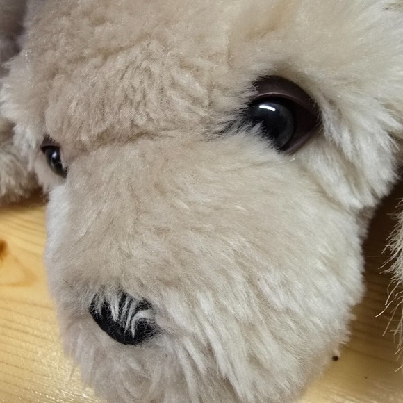 World of Smile Dog Plush Brown Stuffed Animal 1992 Toy Classic Style - Picture 5 of 10